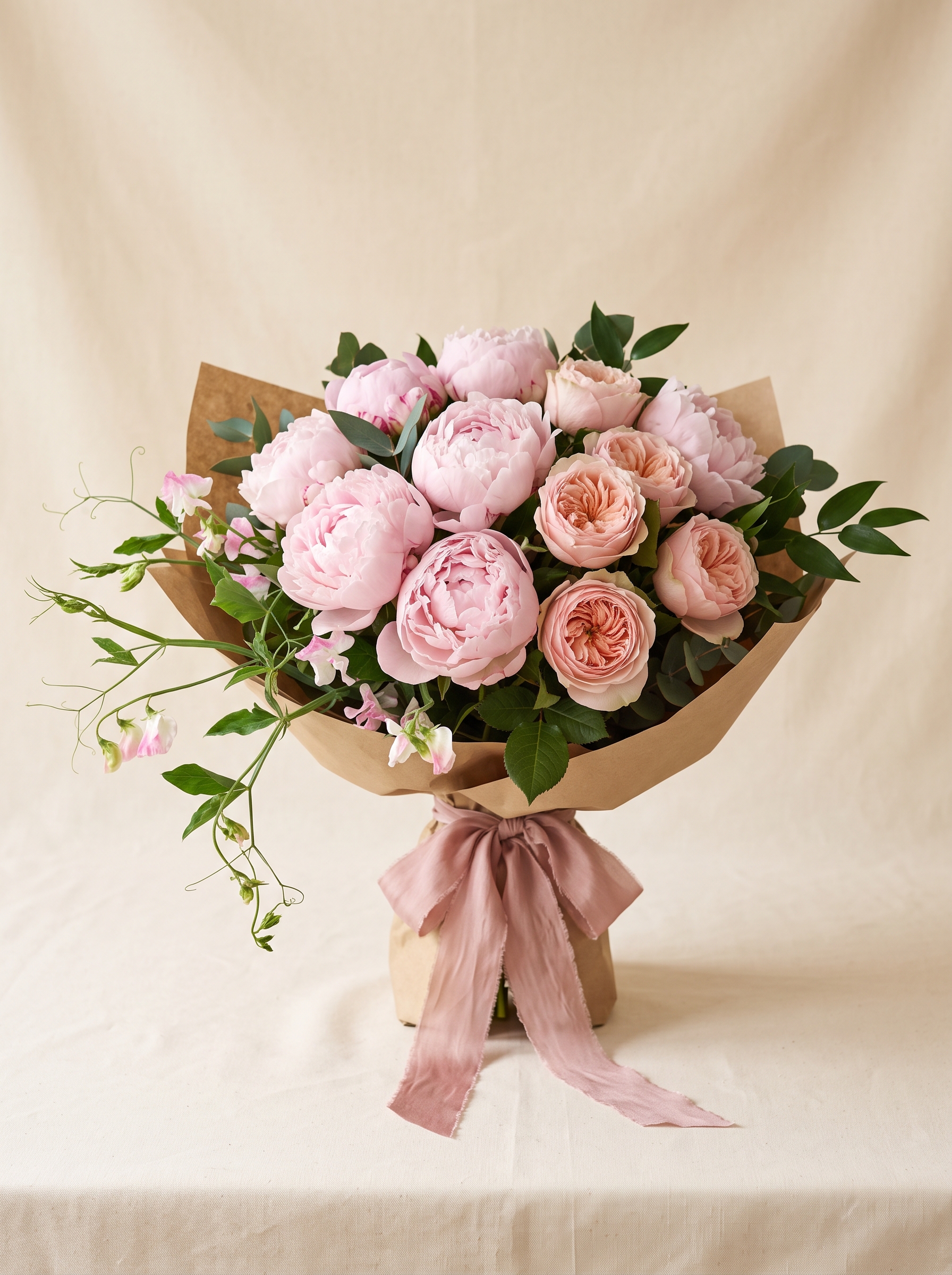 Morning Blush bouquet loading=